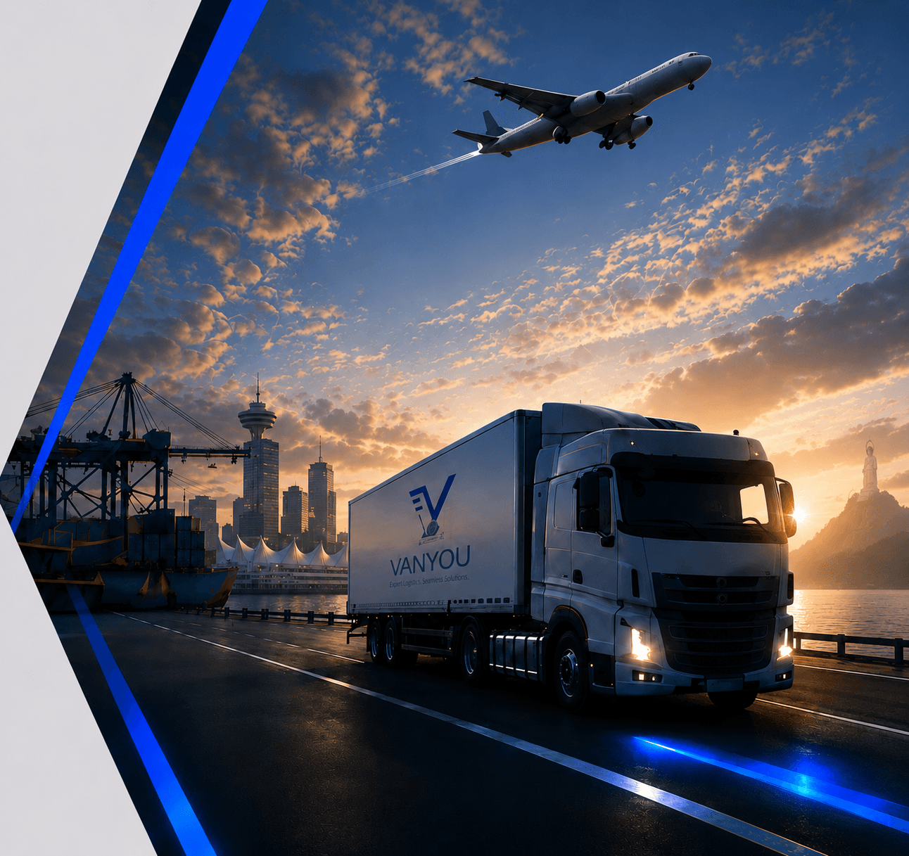 VANYOU truck and cargo terminal artwork